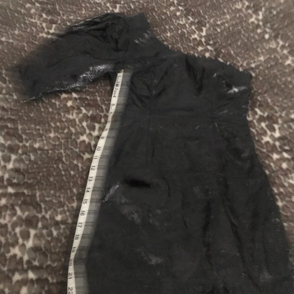 Leather One Shoulder Dress - Picture 9 of 11